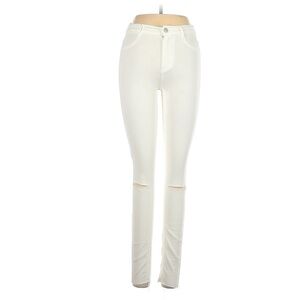 Zara Women's High Rise Jeans - White